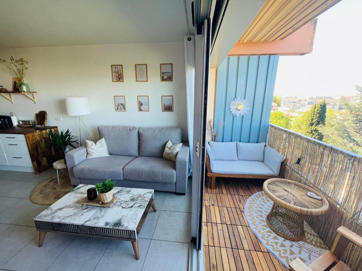 Appart' T2 Cosy Balcon Parking - 200M De La Mer Leilighet Argelès-sur-Mer Eksteriør bilde