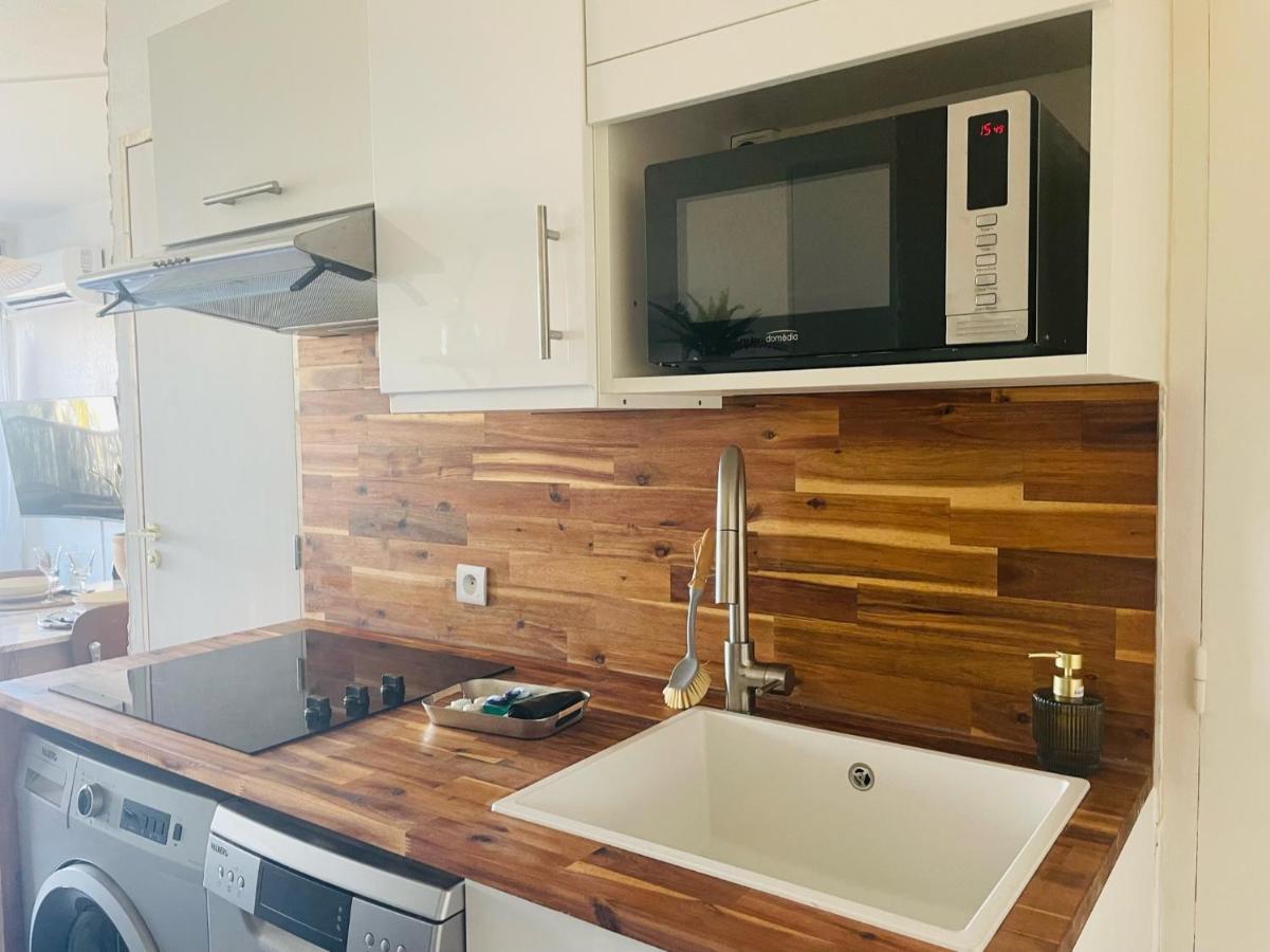 Appart' T2 Cosy Balcon Parking - 200M De La Mer Leilighet Argelès-sur-Mer Eksteriør bilde